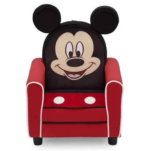 Delta Children - Cadeira infantil estofada figurativa, Mickey Mouse