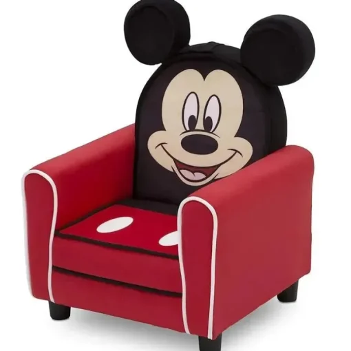 Delta Children - Cadeira infantil estofada figurativa, Mickey Mouse