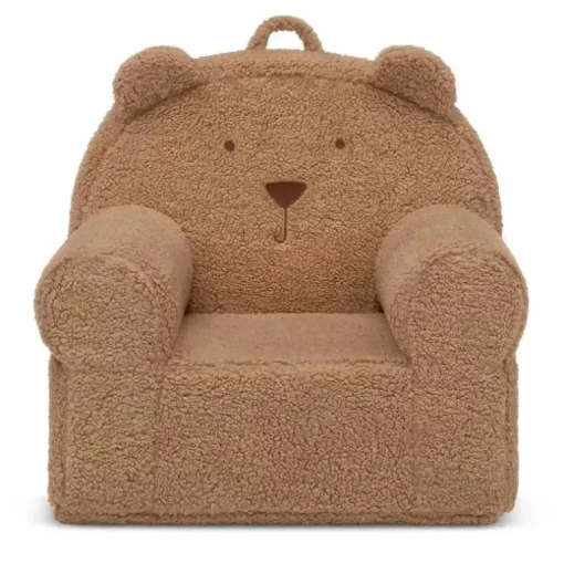 Delta Children - Cadeira Sherpa Bear babyGap - Greenguard Gold Certified, Tan
