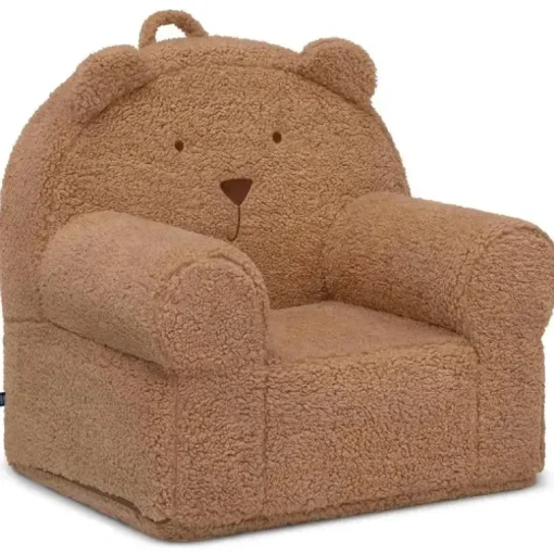 Delta Children - Cadeira Sherpa Bear babyGap - Greenguard Gold Certified, Tan