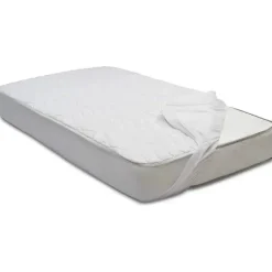 Delta Children - Capa protetora para berço de bebê ajustada Beautyrest, branca