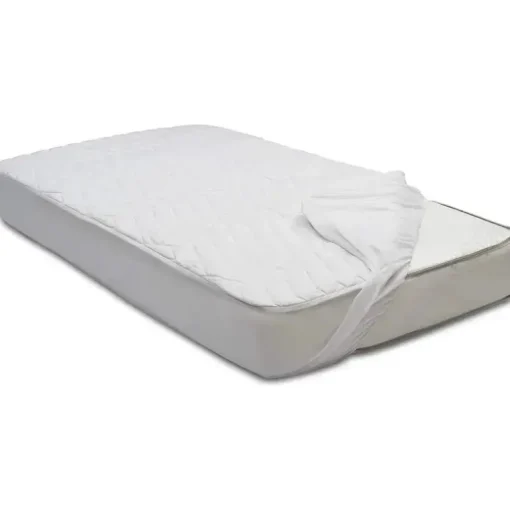 Delta Children - Capa protetora para berço de bebê ajustada Beautyrest, branca