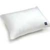 Delta Children - Gap babyGap Toddler Pillow com 2 capas refrescantes, listras brancas/cinza