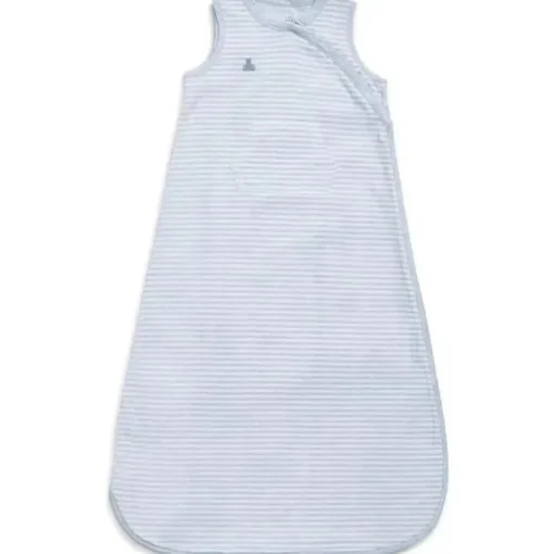 Delta Children - Saco de dormir Gap babyGap TrueSleep, 6-12 meses, listra cinza azulada
