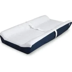 Delta Children - Trocador Gap BabyGap Contoured com capa de resfriamento, azul-marinho