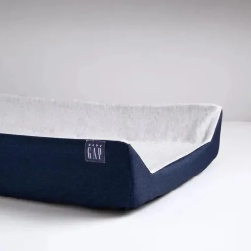 Delta Children - Trocador Gap BabyGap Contoured com capa de resfriamento, azul-marinho