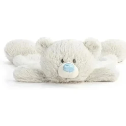 DEMDACO - Birthstone Azul e Cinza, Urso Cobertor de Pelúcia Dezembro