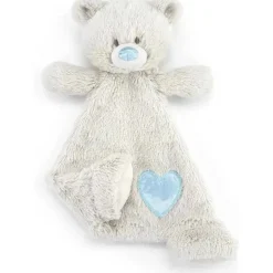 DEMDACO - Birthstone Azul e Cinza, Urso Cobertor de Pelúcia Dezembro