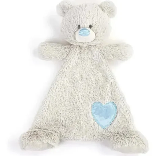 DEMDACO - Birthstone Azul e Cinza, Urso Cobertor de Pelúcia Dezembro