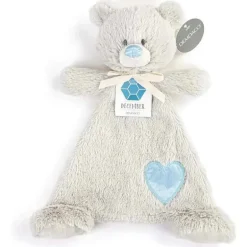 DEMDACO - Birthstone Azul e Cinza, Urso Cobertor de Pelúcia Dezembro