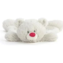 DEMDACO - Birthstone Color Garnet e Grey, Stuffed Animal Blankie Bear Janeiro