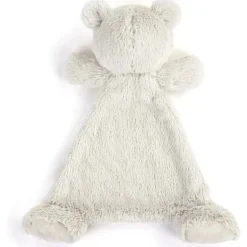 DEMDACO - Birthstone Color Garnet e Grey, Stuffed Animal Blankie Bear Janeiro