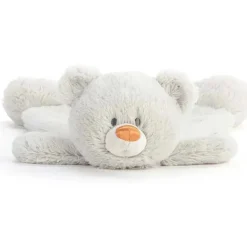 DEMDACO - Birthstone Cor Citrino e Cinza, Bicho de Pelúcia Cobertor Urso Novembro