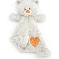 DEMDACO - Birthstone Cor Citrino e Cinza, Bicho de Pelúcia Cobertor Urso Novembro