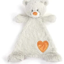 DEMDACO - Birthstone Cor Citrino e Cinza, Bicho de Pelúcia Cobertor Urso Novembro