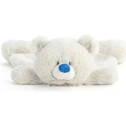 DEMDACO - Birthstone Cor Safira e Cinza, Urso Cobertor de Pelúcia Setembro
