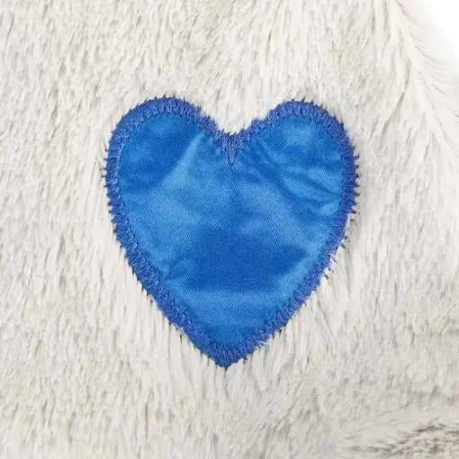 DEMDACO - Birthstone Cor Safira e Cinza, Urso Cobertor de Pelúcia Setembro