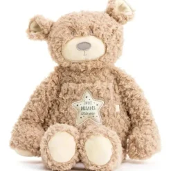 DEMDACO - Brinquedo de pelúcia marrom Fuzzy Sweet Dreams Bear