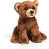 DEMDACO - Brown Grizzly Bear Cub infantil pelúcia beanbag brinquedo de pelúcia
