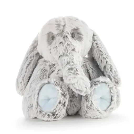 Demdaco - Chocalho Elefante Luxuoso, Azul