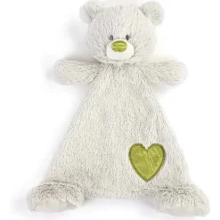 DEMDACO - Cobertor de pelúcia infantil Birthstone, Urso agosto