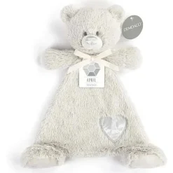 DEMDACO - Cobertor de pelúcia infantil Birthstone, urso abril