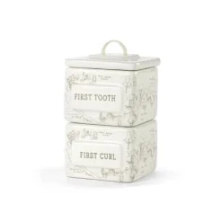 Demdaco - First Tooth And Curl Keepsake Box
