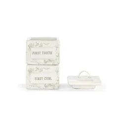 Demdaco - First Tooth And Curl Keepsake Box
