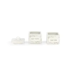 Demdaco - First Tooth And Curl Keepsake Box
