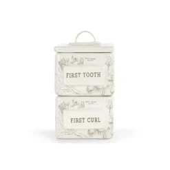 Demdaco - First Tooth And Curl Keepsake Box
