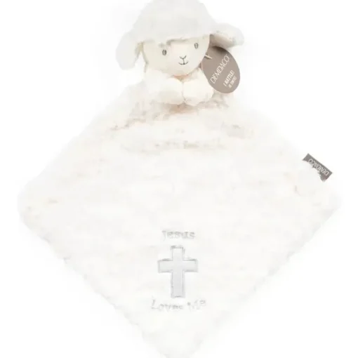 Demdaco - Lamb Rattle Blankie