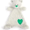 DEMDACO - Pedra de nascimento cor verde esmeralda e cinza, cobertorzinho de pelúcia urso maio