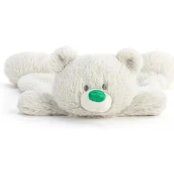 DEMDACO - Pedra de nascimento cor verde esmeralda e cinza, cobertorzinho de pelúcia urso maio