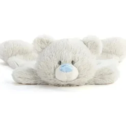 DEMDACO - Pedra de nascimento cor água-marinha e cinza, cobertor de pelúcia de urso março