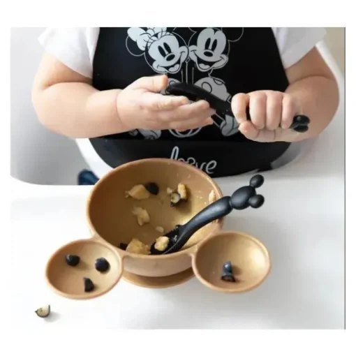 Disney - Colheres de silicone, Mickey Mouse