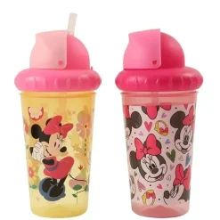 Disney Minnie Mouse pacote com 2 canudos para bebês com canudo