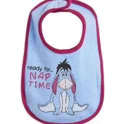 Disney Winnie the Pooh Tigger Eeyore Piglet Pacote com 5 babadores laterais