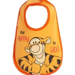 Disney Winnie the Pooh Tigger Eeyore Piglet Pacote com 5 babadores laterais