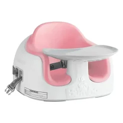 Distribuição Bumbo - Piso antiderrapante conversível multiassento 3 em 1 para bebês e crianças pequenas, berço rosa