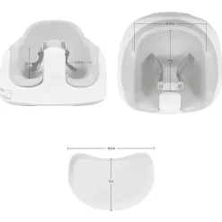 Distribuição Bumbo - Piso antiderrapante conversível multiassento 3 em 1 para bebês e crianças pequenas, berço rosa