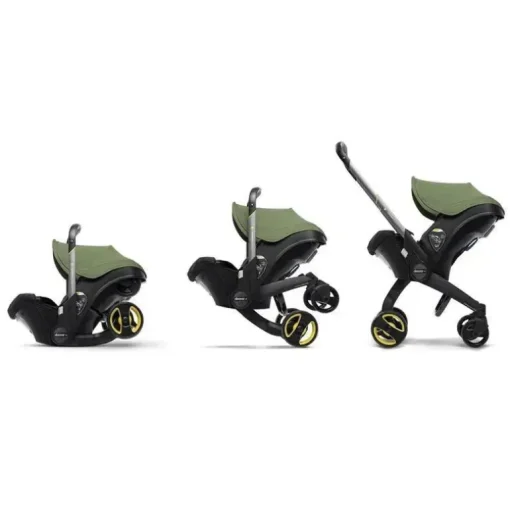 Doona - Assento de carro infantil com base e carrinho, verde deserto