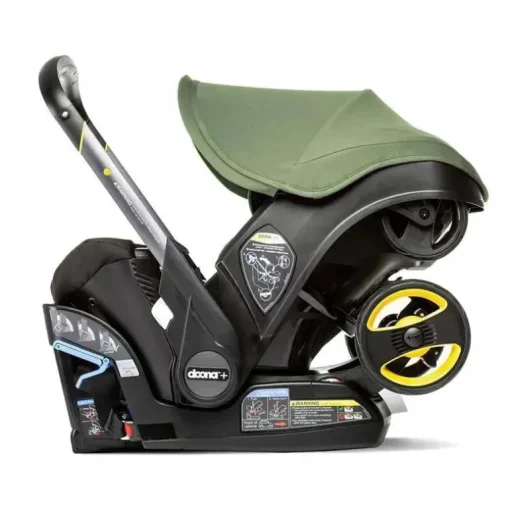 Doona - Assento de carro infantil com base e carrinho, verde deserto