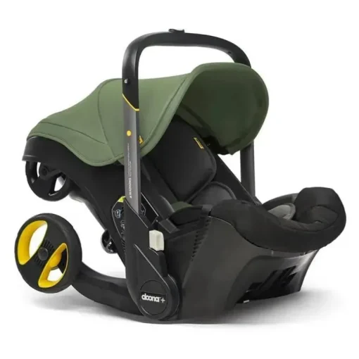 Doona - Assento de carro infantil com base e carrinho, verde deserto