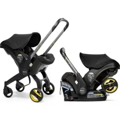 Doona - Cadeira auto infantil com base e carrinho, Nitro Black