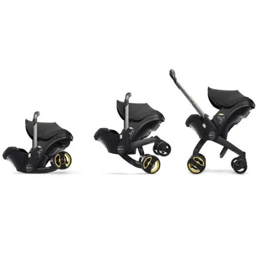 Doona - Cadeira auto infantil com base e carrinho, Nitro Black
