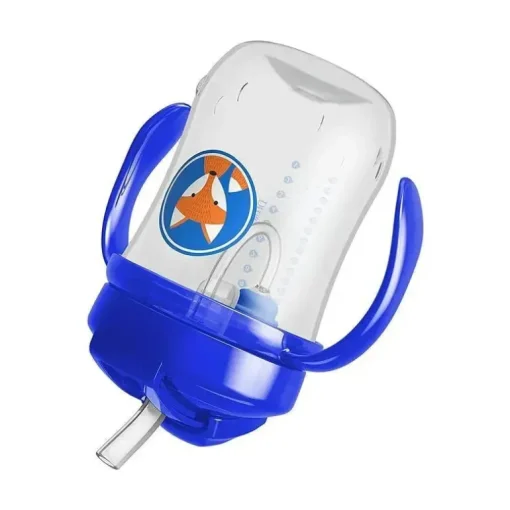 Dr. Brown - 1º Copo Canudo para Bebê, Azul