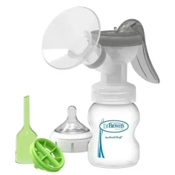 Dr. Brown - Bomba tira-leite manual com escudo de silicone Softshape