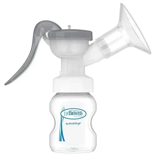 Dr. Brown - Bomba tira-leite manual com escudo de silicone Softshape