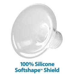 Dr. Brown - Bomba tira-leite manual com escudo de silicone Softshape