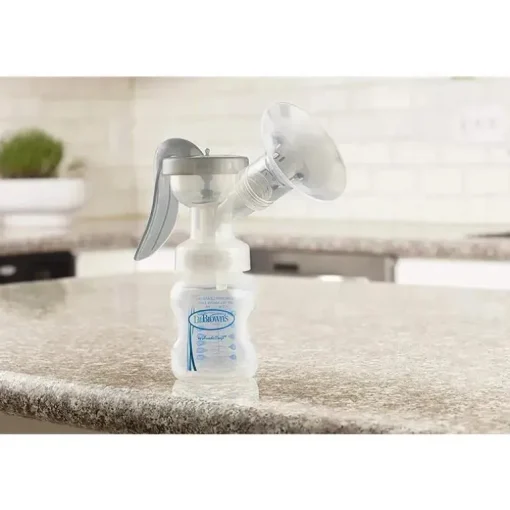 Dr. Brown - Bomba tira-leite manual com escudo de silicone Softshape